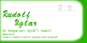 rudolf uglar business card